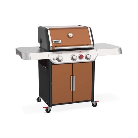 Weber Genesis E-325s Copper 3-Burner Liquid Propane Gas Grill in the ...