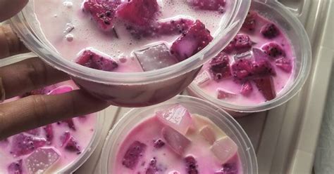 Resep Cheese Milk Dragon Fruit Oleh Yuyun Cookpad