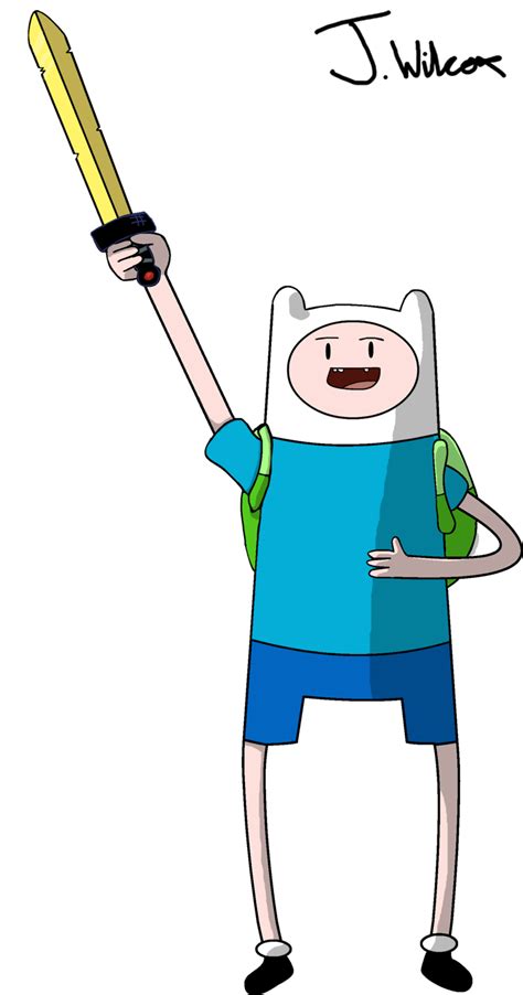 Adventure Time Finn Holding Sword