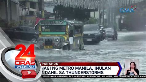 Ilang Bahagi Ng Metro Manila Inulan At Binaha Dahil Sa Thunderstorms