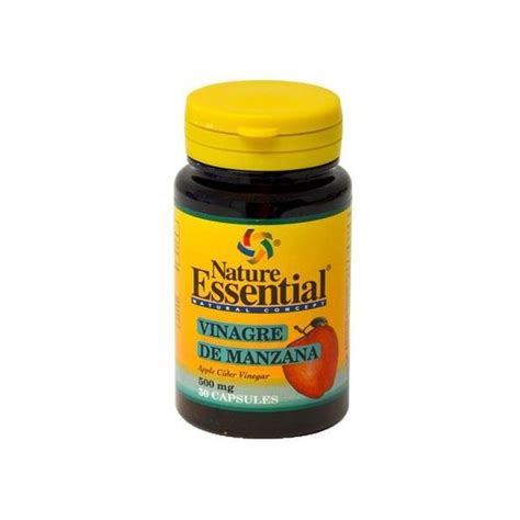 Nature Essential Vinagre de Maçã 50 Cápsulas de 500mg Kuantokusta