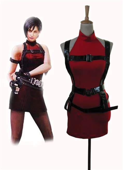 Ada Wong Cosplay Resident Evil 2 Ada Wong Dress Cosplay Costume Custom