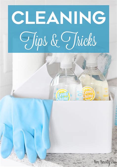 Cleaning Tips and Tricks