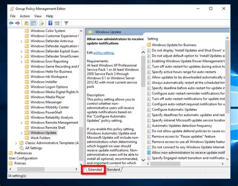 Group Policy Windows Updates Server 2016 Configure Gpo For Wsus