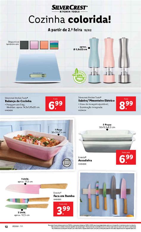 Antevisão Folheto LIDL Bazar Silvercrest Cozinha Promoções 19 fevereiro