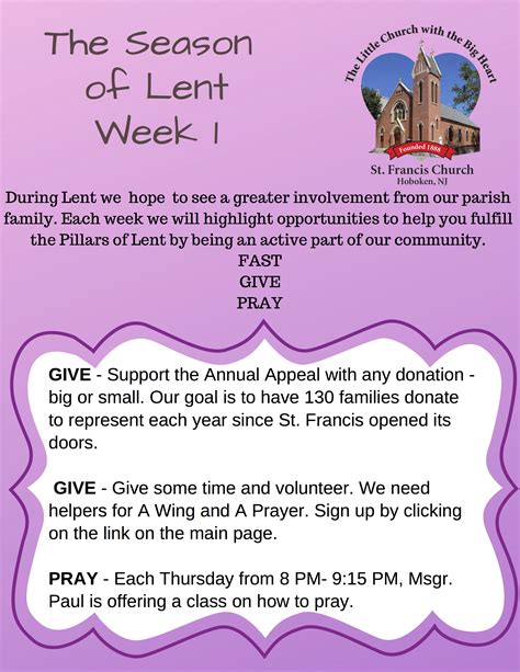 Lent Week 1 – St. Francis Church