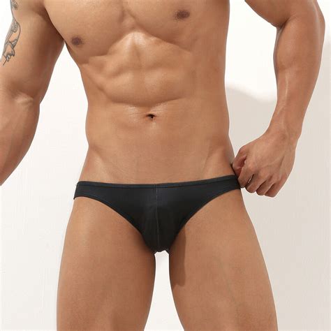 Men S Low Rise Swimwear Swim Underwear Briefs Bikini Beachwear Swimming Trunks Ebay