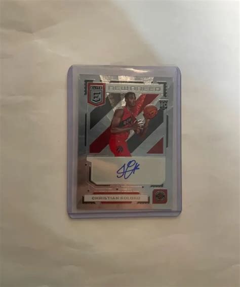 Christian Koloko Donruss Elite New Breed Rookie Auto Nb Ckk