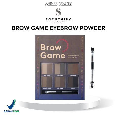 Somethinc Brow Game Eyebrow Powder Palette Lazada Indonesia