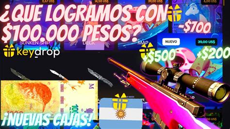 QUE LOGRAMOS Con 100 000 PESOS ARGENTINOS En KEYDROP ARGENTINO