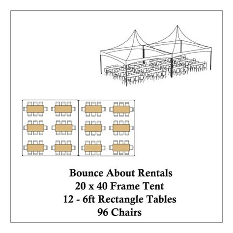 20 x 40 Frame Tent - Macomb Mi tent and party rental