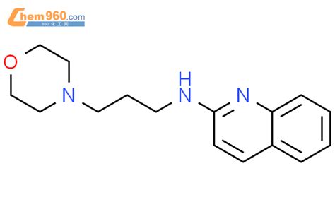 141268 08 8 2 Quinolinamine N 3 4 morpholinyl propyl 化学式结构式分子式