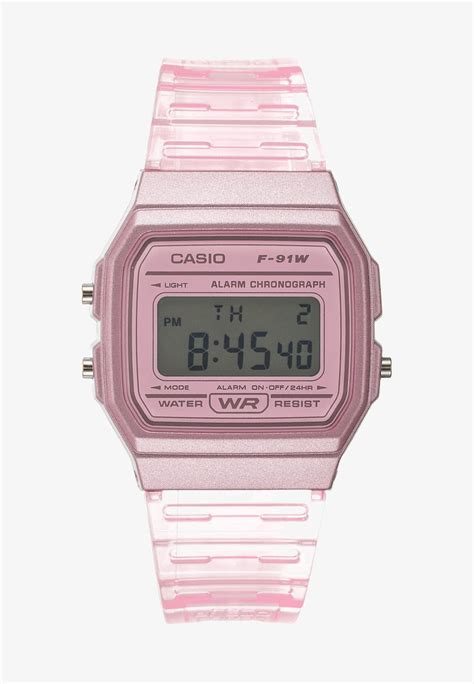 Casio F 91ws 4ef Digital Watch Rosalight Pink Zalandoie