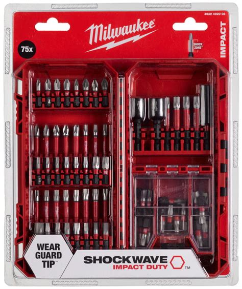 Bity Udarowe Milwaukee Shockwave Impact Duty Zestaw 75 Szt 4932492008