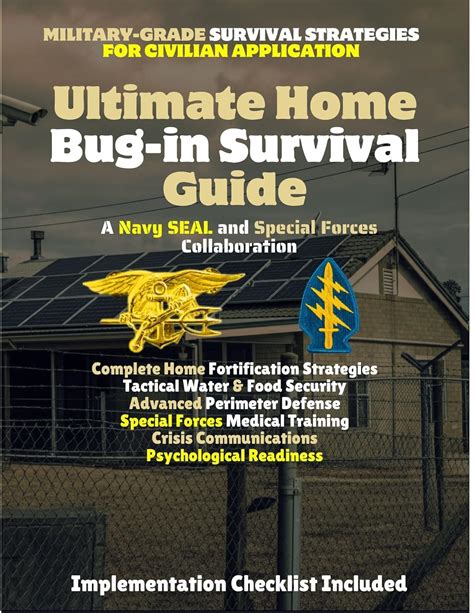 Ultimate Home Bug In Survival Guide Navy SEALs Bug In Home Survival