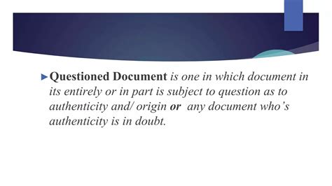 Questioned Document Pptx