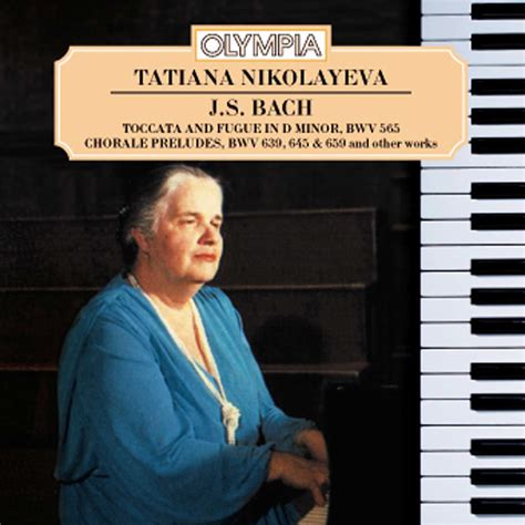 Tatiana Nikolayeva Plays Bach》 Tatiana Nikolayeva的专辑 Apple Music