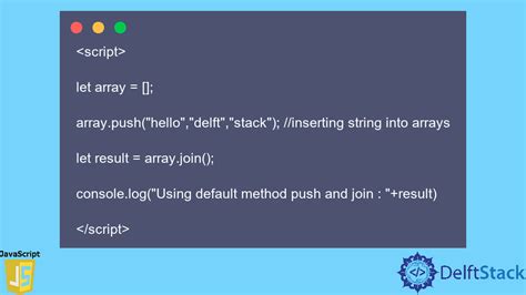 Build Strings In Javascript Delft Stack