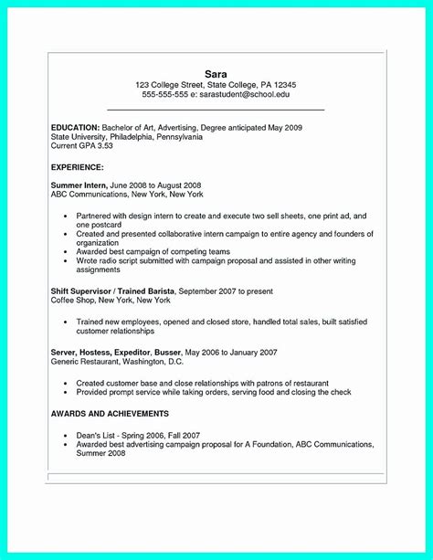 Resume Format Microsoft Word That You Can Imitate