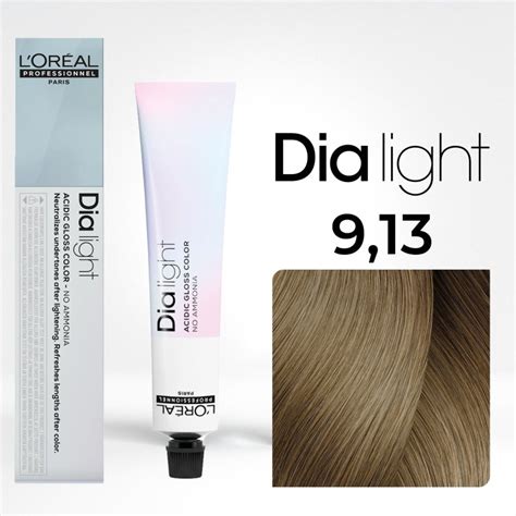 L Oréal Professionnel Dialight 9 13 Sehr Helles Blond Asch Gold 50ml