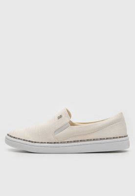 T Nis Slip On Santa Lolla Sem Cadar O Off White Compre Agora Dafiti