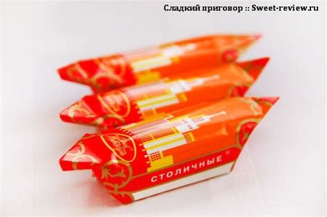 Какой состав конфет "Столичные"?