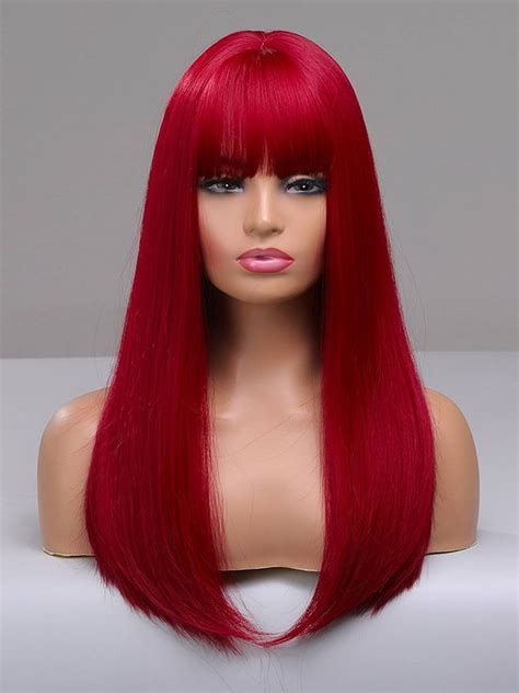 This Item Is Unavailable Etsy Red Wigs Hairdo For Long Hair Wigs With Bangs