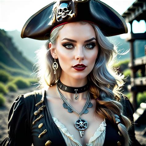 Keymaster Pirate Woman 🗝️🏴‍☠️🖤 Vivienxl 2 0 Safe Ai Generated