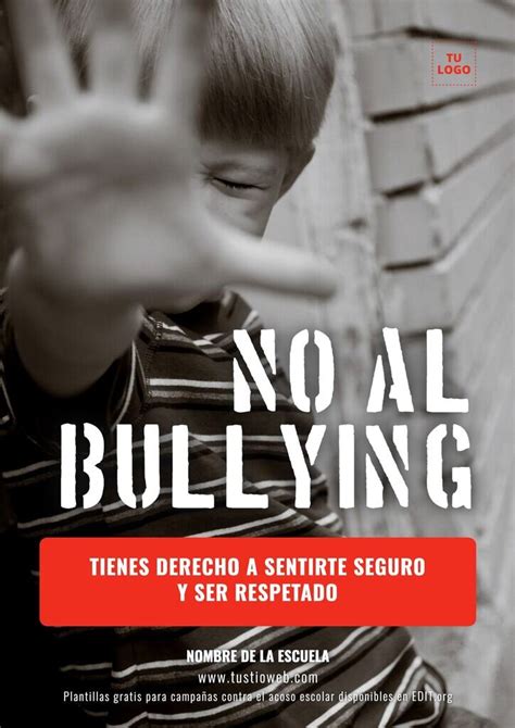 Carteles Gratuitos Anti Bullying Para Escuelas