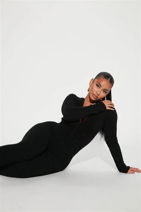 All Types Of Cozy Sweater Jumpsuit Black Fashion Nova Jumpsuits