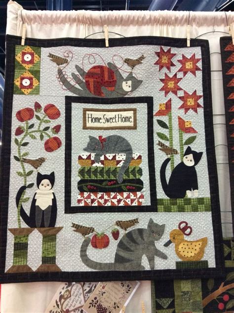 Purrfectly Pieced By Bonnie Sullivan Cat Quilt Patterns Quilt Kits Cat Quilt