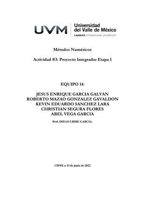 A7 E3 Actividad 7 uvm optimizacion de procesos OPTIMIZACIÓN DE