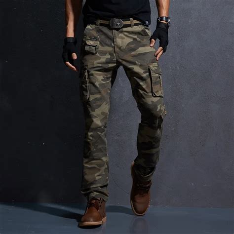 Pantalon Cargo Militaire Tactique Pour Homme En Coton De Camouflage