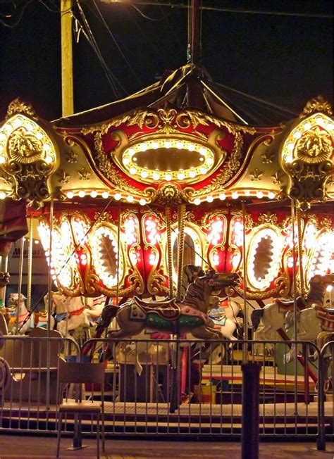 Picture Of Carousel At Night