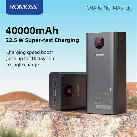 Buy Romoss Pea Pf Powerbank W Two Way Fast Charge Mah