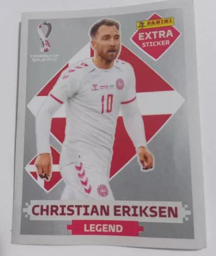 Figurinha Copa Legend Prata Christian Eriksen Original