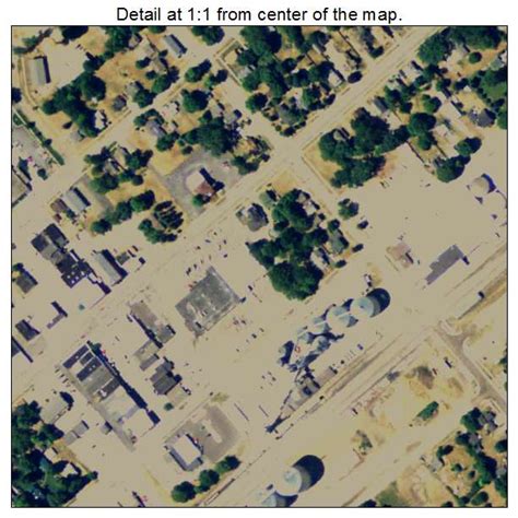 Aerial Photography Map of Decatur, MI Michigan