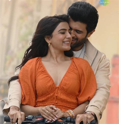 Samantha Vijay Devarakonda cute romance in Kushi movie సమత జవచసద