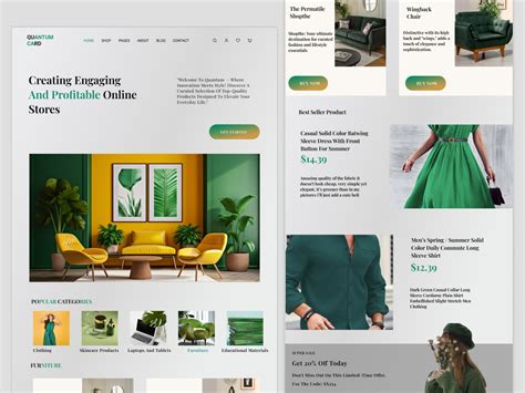 E Commerce Landing Page Ui Figma