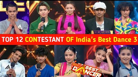 Top 12 Contestants Of India S Best Dancer Season 3 Top 12 Of India