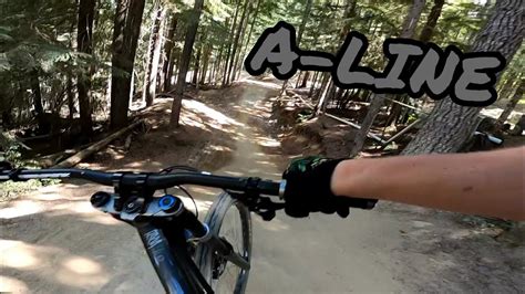 Raw Run Down A Line Whistler Bike Park Youtube