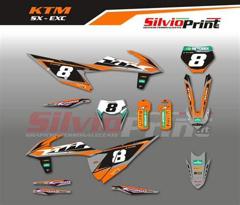 Grafiche MX Adesivi Per Motocross Enduro KTM SX EXC SXF EXCF