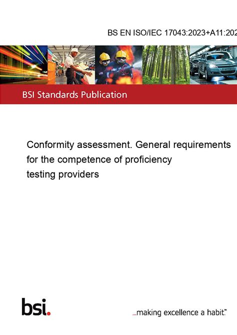 Bs En Iso Iec A Conformity Assessment General