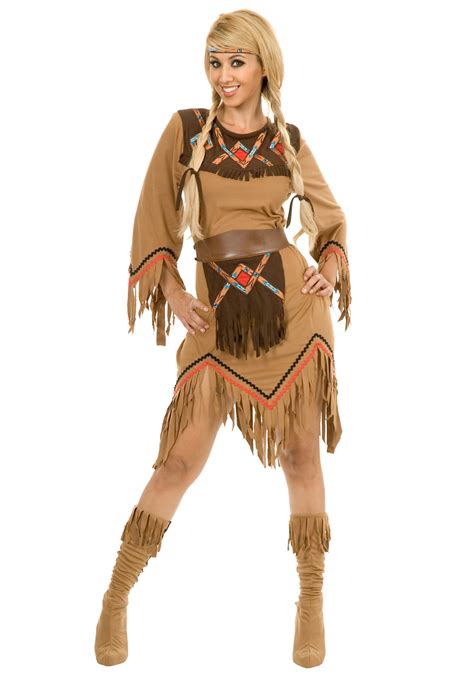 Womens Sacajawea Indian Maiden Costume