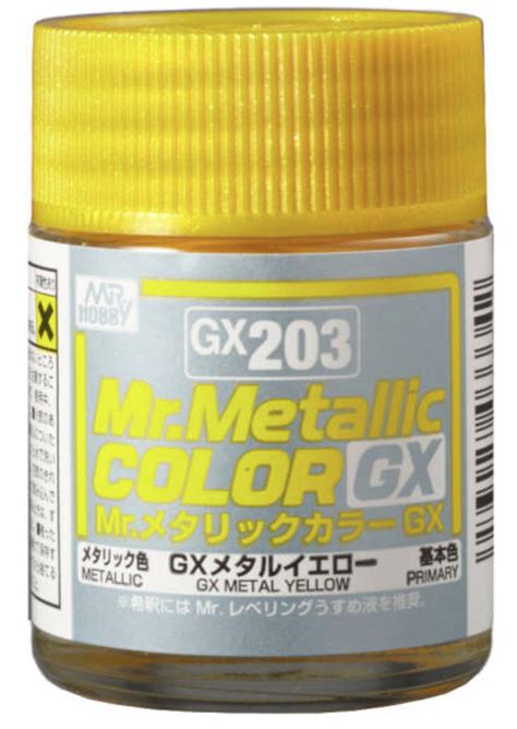 GX203 Metal Yellow Mr Hobby GX 203