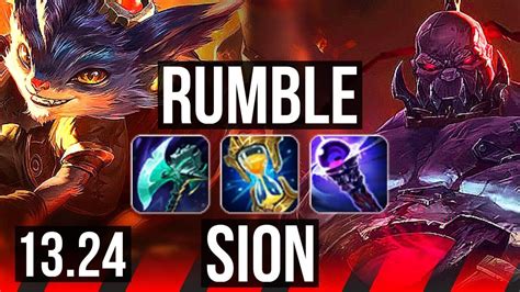 Rumble Vs Sion Top 73 Winrate 6 Solo Kills Comeback 16 3 10