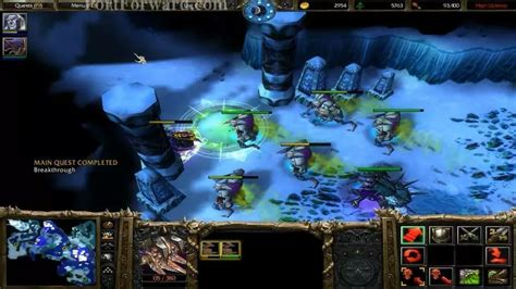 Warcraft 3 The Frozen Throne Walkthrough The Scourge Campaign Chapter 4