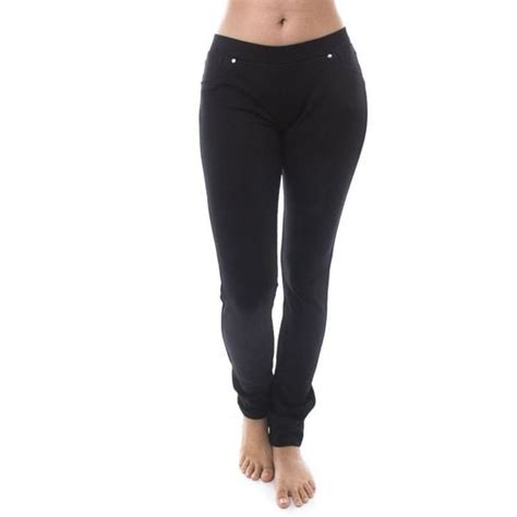 Soho Women Black Pull On Ponte Casual Skinny Pants Free Shipping On