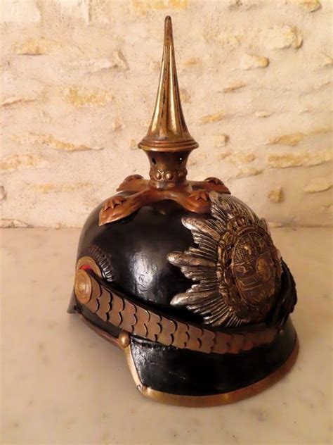 Germany No Reserve Price Military Helmet Pickelhaube Ww1