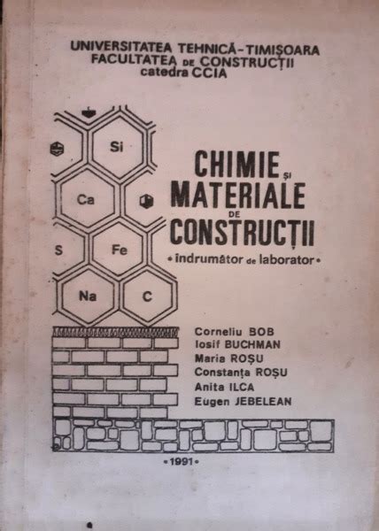 Chimie Si Materiale De Constructii Indrumator De Laborator